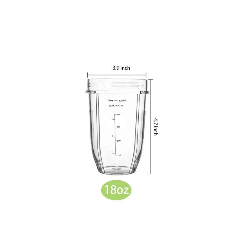 18/24/32OZ Cups for Ninja Blender with Lid for Ninja Auto iQ BL480 BL481 BL482 BL490 BL640 BL450 BL482 BL682 BL642 BL640