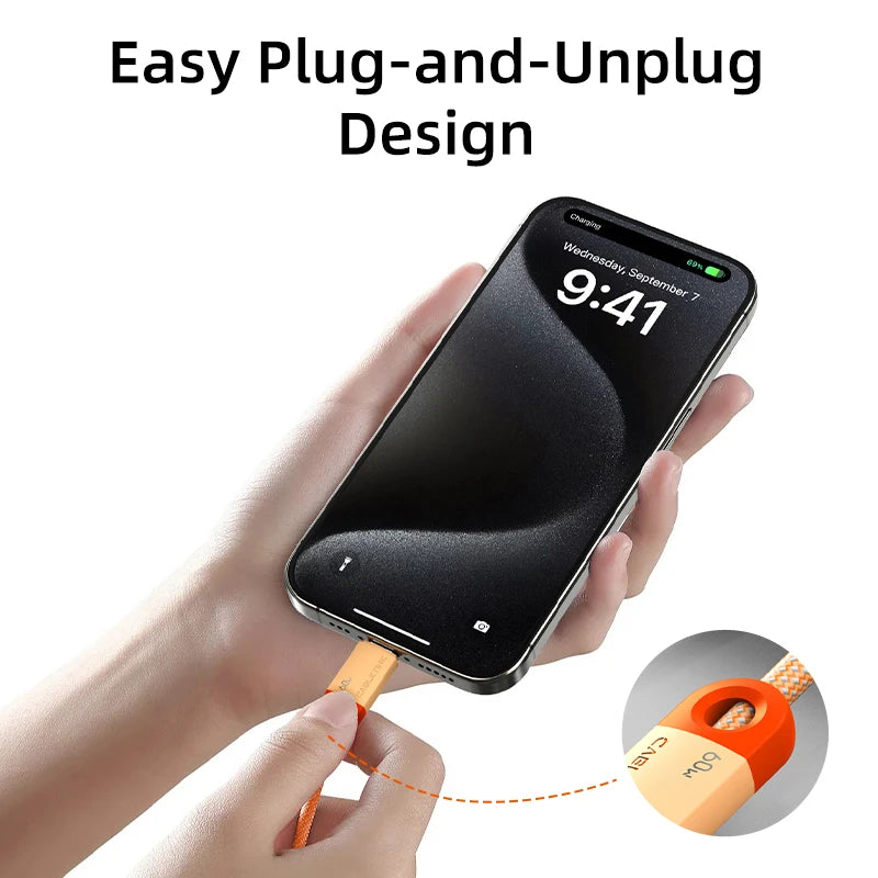 CABLETIME USB C to USB C Cable 60W 480Mbps Fast Charging Cable 3A Braided Type C to Type C Cable for Moble Phone Laptop HUAWEI