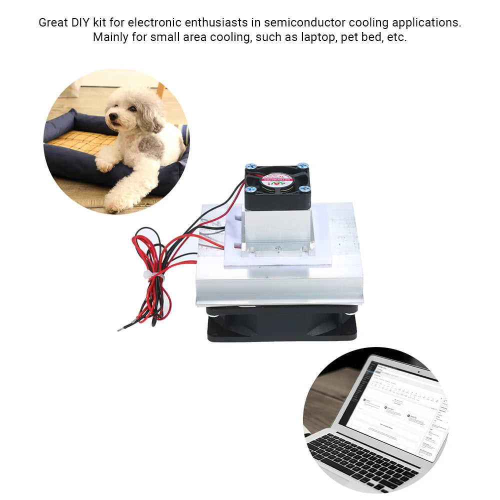 TEC Electron Semiconductor Refrigeration Cooler Cooling Plate DIY Radiator Local Cooling Small Space Cooling Device Kit