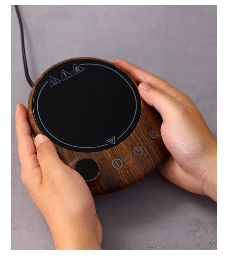 100°C Cup Heater Coffee Mug Warmer Hot Tea Makers Warmer Coaster 5 Gear Temperature Cup Heaters Coffee Milk Tea Heating Pad 220V