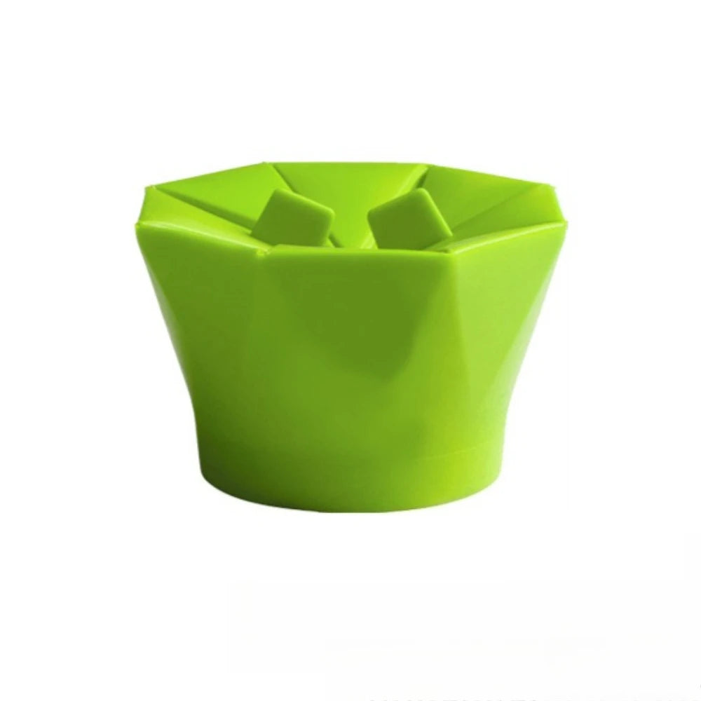 Popcorn Bow Foldable Microwave Oven Popcorn Bowl DIY Silicone Popcorn Maker Dishwasher Safe Home Kitchen Tool for Making Popcorn