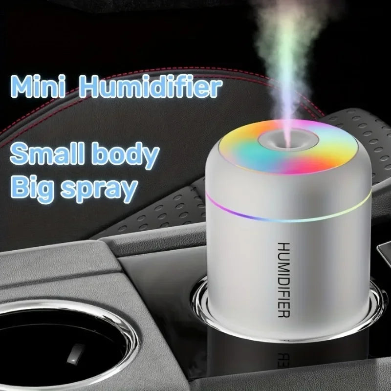 Portable Mini Air Humidifier USB Electric Aroma Diffuser Essential Oil Purifier Aromatherapy Mist Maker Lights for Car Home