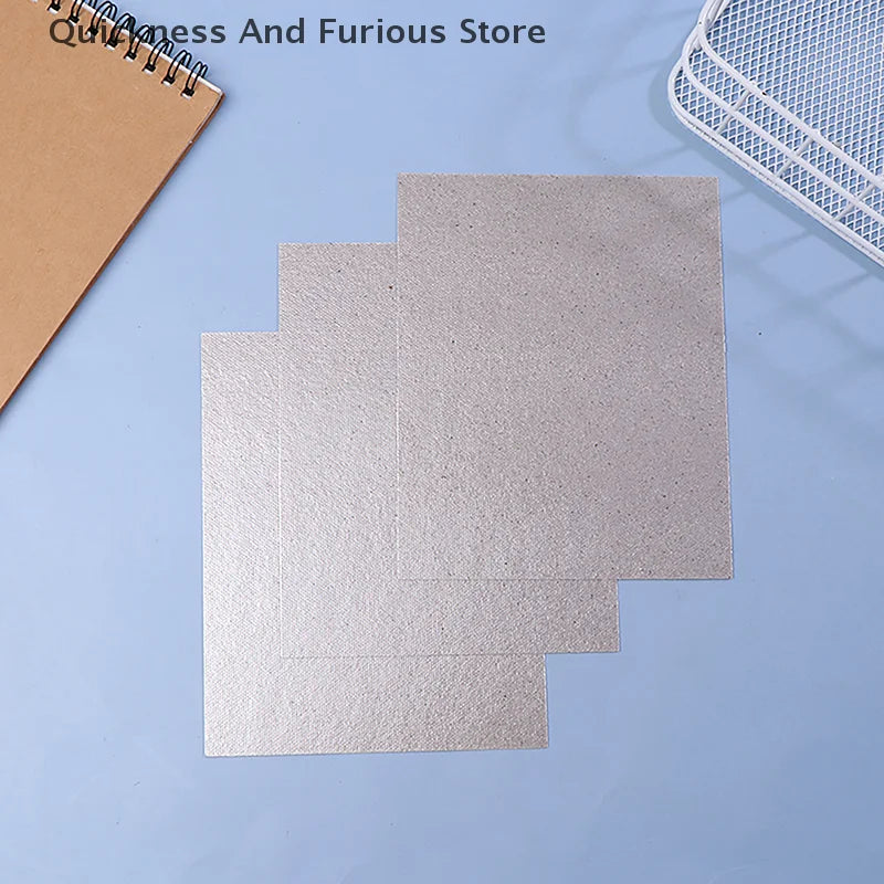 【TO】5Pcs Microwave Oven Repairing Part 150x120mm Mica Plates Sheets For Microwave Ovens Hair Dryers Toasters Heaters