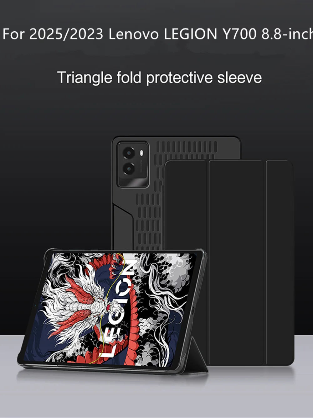 HUWEI Case For Lenovo Legion Y700 2025 2023 8.8" Game Tablet for LEGION Y700 2nd 3rd Gen TB-321FU TB-320F TB-320FC Cover Shell