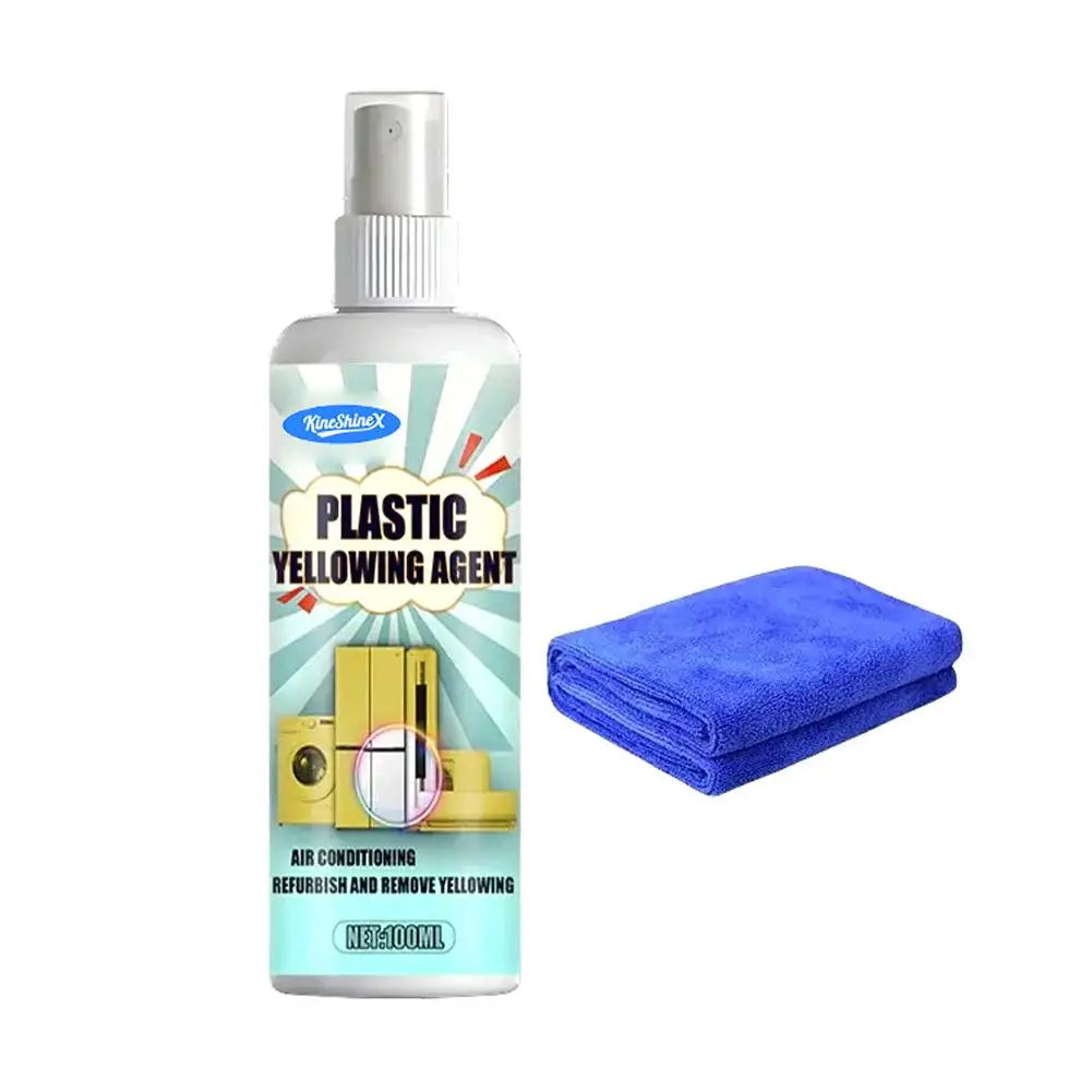 100ML Plastic Remove Yellowing Cleaning Agent Air Conditioning  Renovation Anti Oxidation Appliances Washer Fluid