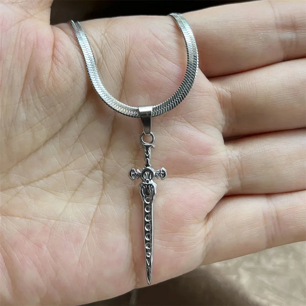 Christian Jesus Cross Necklace For Women Men Stainless Steel Chains Choker Religion Cross Pendants Jewelry Prayer Baptism Gifts