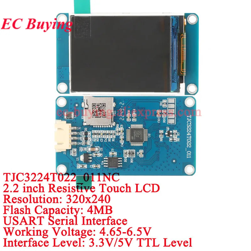 2.2 2.4 2.8 3.5 5 Inch USART HMI Intelligent Smart USART UART 2.2" 2.4" 2.8" 3.5" 5" TFT LCD Module Display with Font Picture