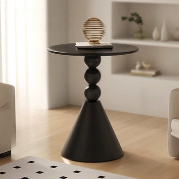 Retro room sofa side tables light luxury coffee table bedroom creative small round mesa para habitación living room furniture