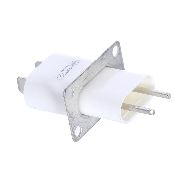 2 pcs Microwave Oven Magnetron Tube with Through-Core Capacitor Pin Sockets Electronic Converter for Home Appliance Repair