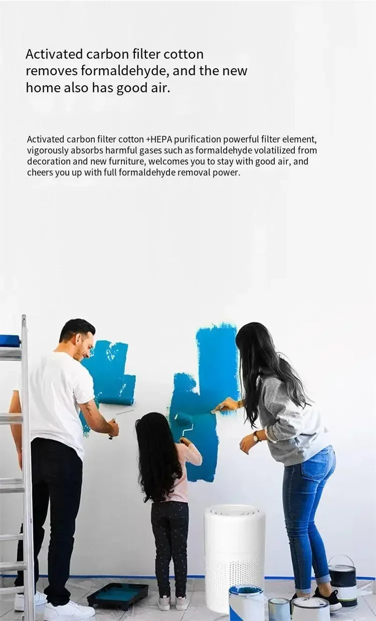 Xiaomi Air Purifiers Home Air Cleaner HEPA Filter PM 2.5 Anti-allergic Remove Second-hand Smoke Odor Air Freshener for Bedroom