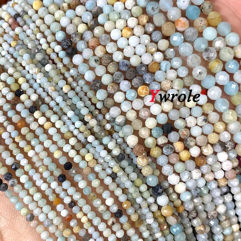 Natural Red Garnet Stone Beads 2 3 4mm Faceted Loose Round Gemstone For Jewelry Making DIY Bracelet Earrings Accessories 15''