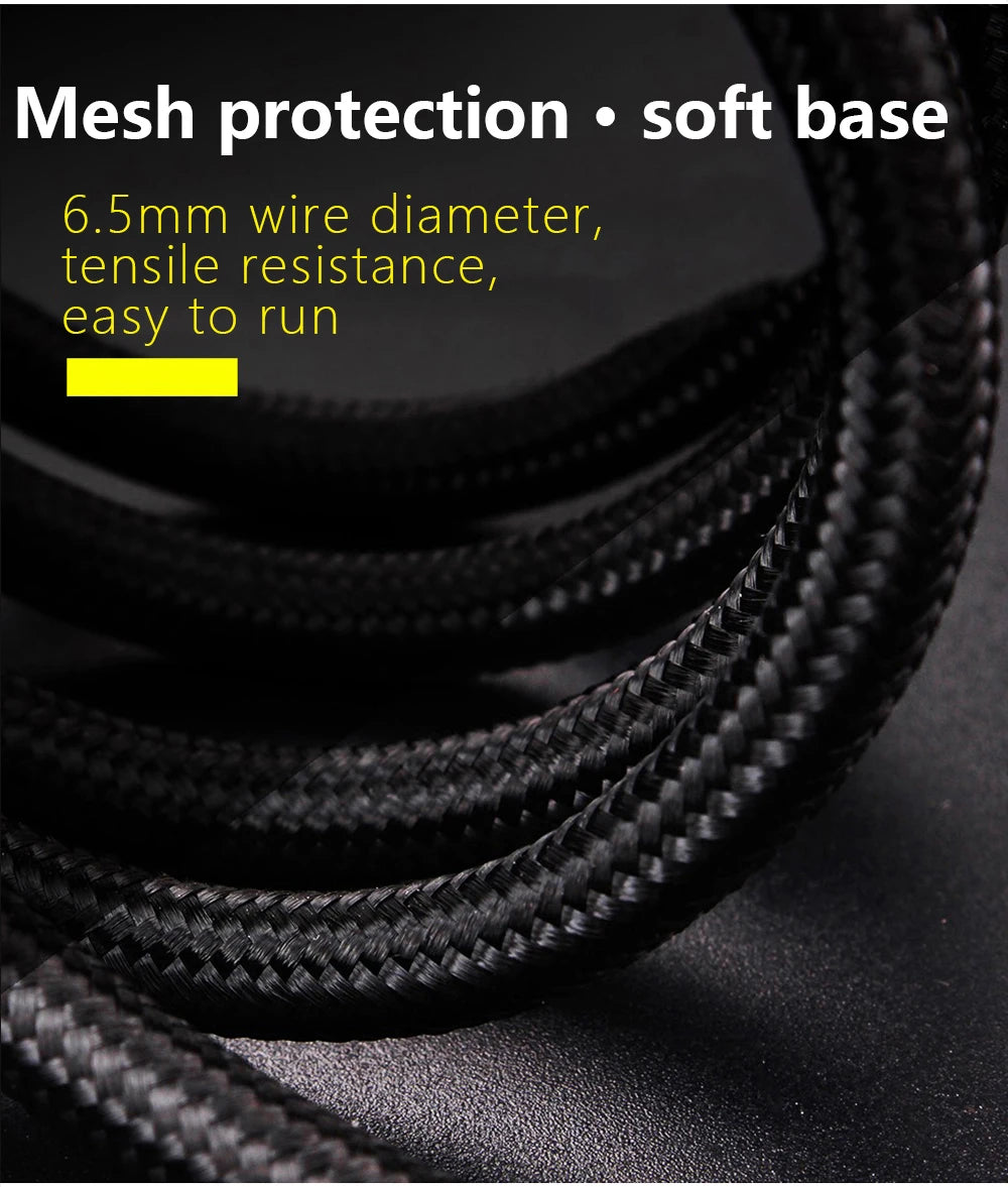 3.5mm to 2RCA audio cable, dedicated connection cable for mobile phones, power amplifiers, audio equipment and speakers