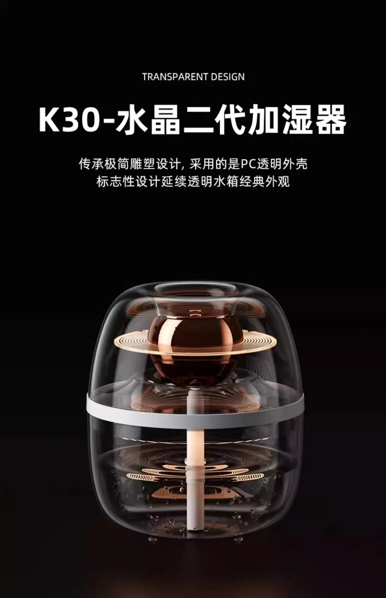 Humidifier Air Purifier Double Spray Humidifier with Night Light Quiet Humidifier Cool Mist Aromatherapy Heavy Fog Home Tool New