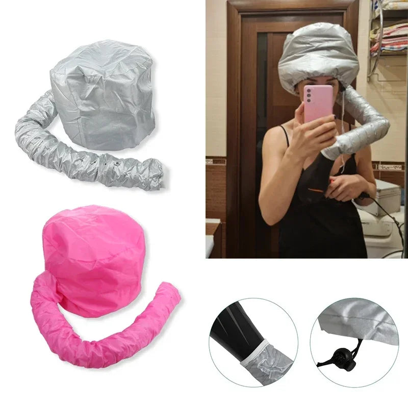 Hair Dryer Heating Bonnet Cap Soft Heated Hat Hair Styling Hood Hairdress Heater Nutrition Treatments Hair Drying Speed Up