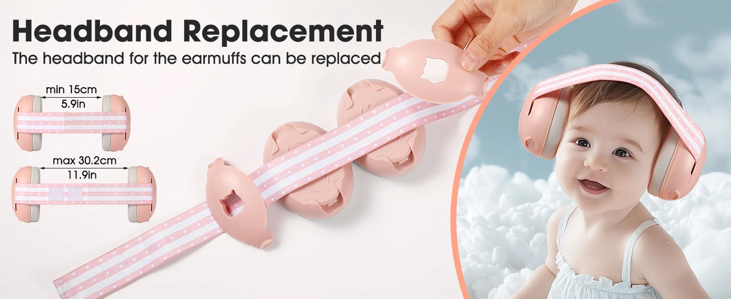 Ear Protection Earmuffs for Newborns