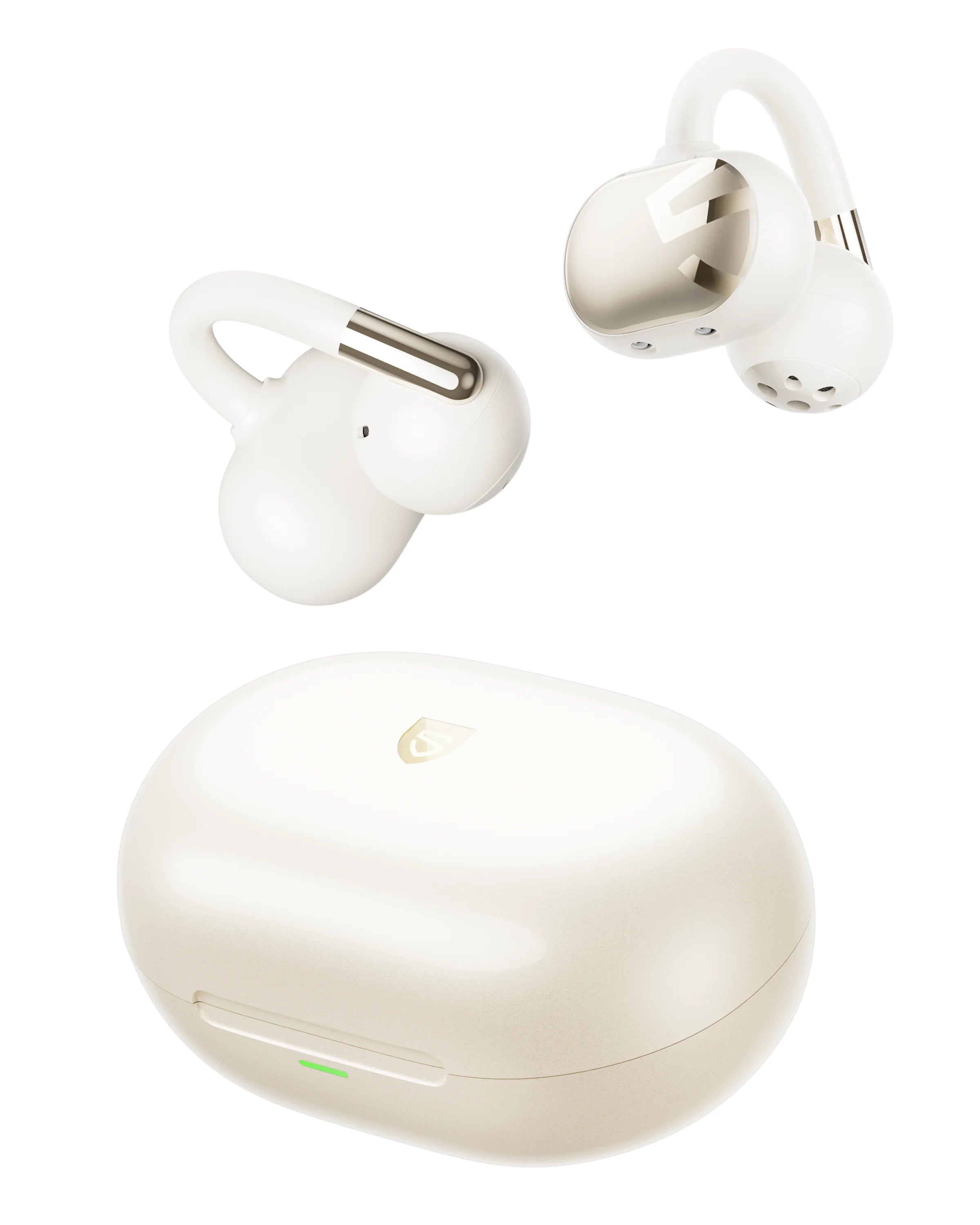 SoundPEATS Clip1 Open Ear Wireless Headsets Bluetooth 5.4 with Hi-Res LDAC & Dolby Audio, Comfort Clip On Sports Earphones IPX5