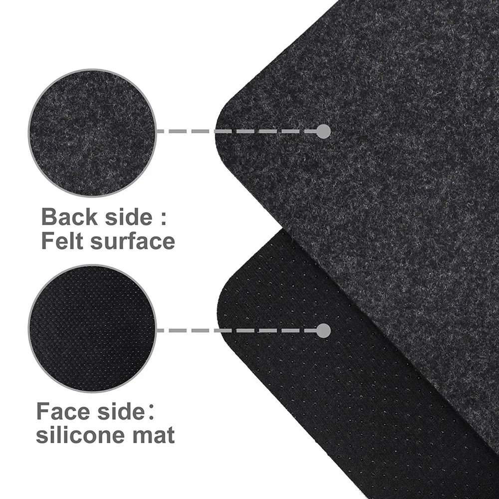 Air fryer heat resistant mats Felt mats Coffee machine mats Table top oven protectors Kitchen utensils placemats coffee tables