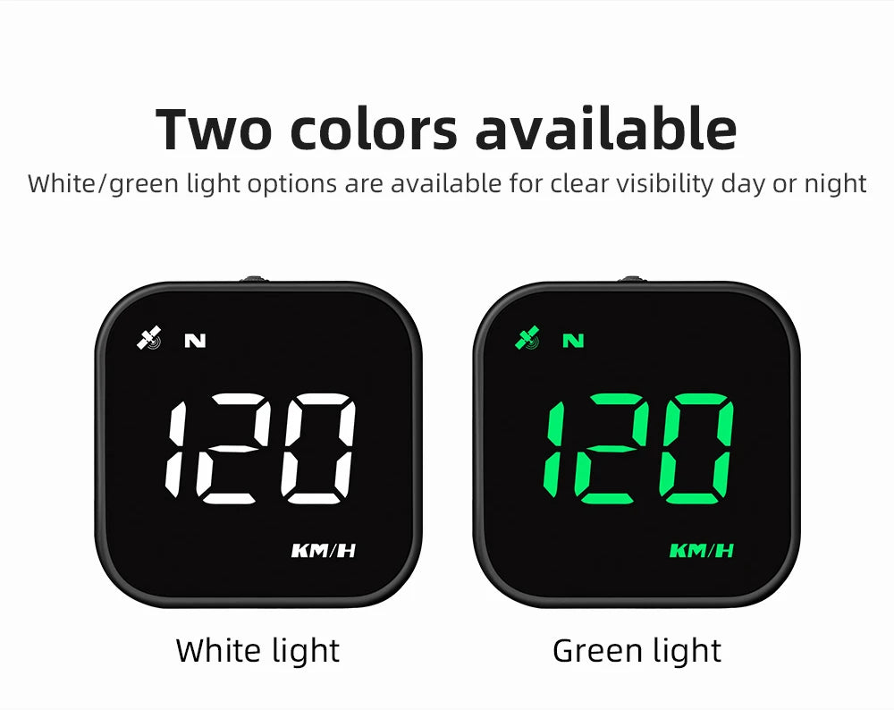 G4S GPS Smart Car LED Multifunctional Head Up Display For HUD GPS Speed MPH KMH Time Compass Speedometer With Overspeed Alarm