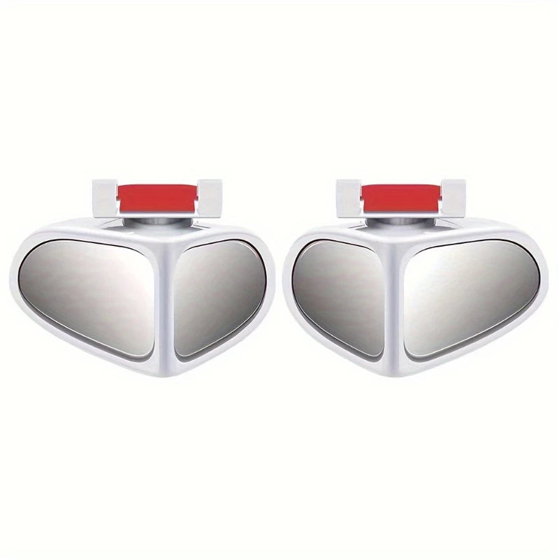 360 Degree Rotatable Side Car Blind Spot Convex Mirror Car Blind Spot Convex Mirror Rearview Parking Safety Auto Exterior Mirror