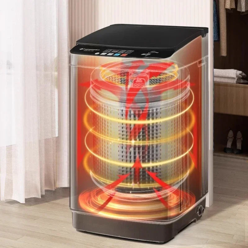 Washing machine automatic household washing and drying integrated 10KG large-capacity drum rental dormitory new model