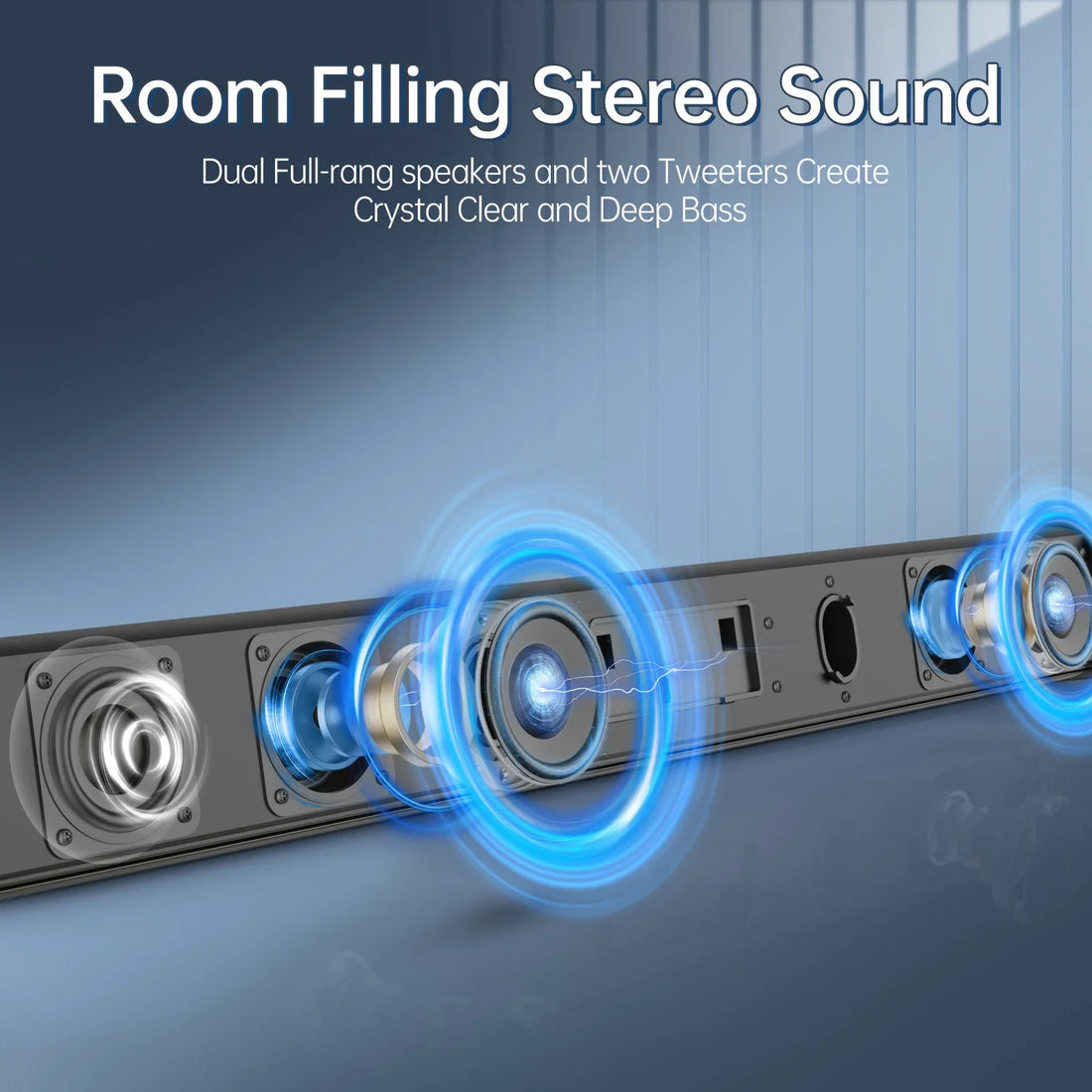 BS-10 Portable Bluetooth Speaker 3D Stereo Surround Desktop Home TV Computer Outdoor Ultra Power Sound TV Projector Subwoofer