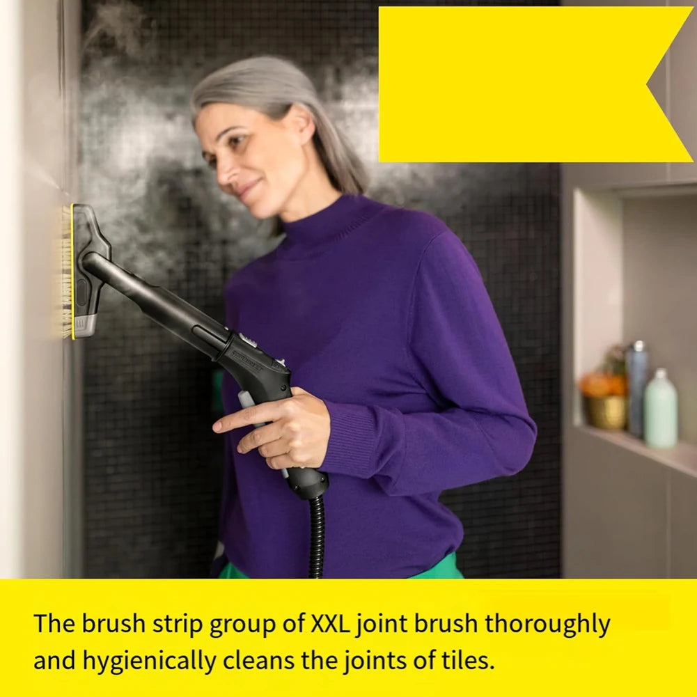Brush Strip Set For Karcher SC1-5 Steam Mops XXL Grout Brush, Comfortable Grout Cleaning,Accessories