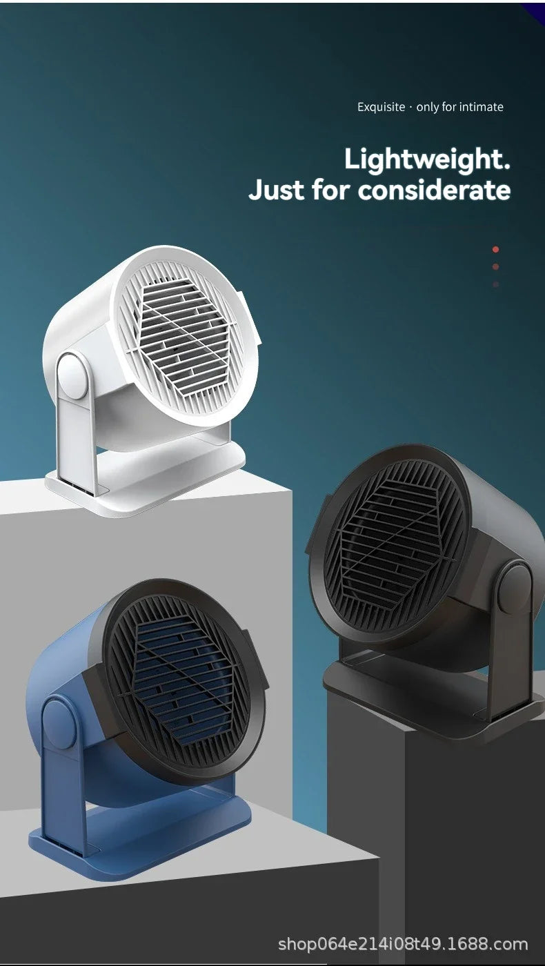EU Heating Cooling Small Heater Home Bedroom Dormitory Office Energy Saving Safety Quiet Rotating Shaking Head Electric Heater