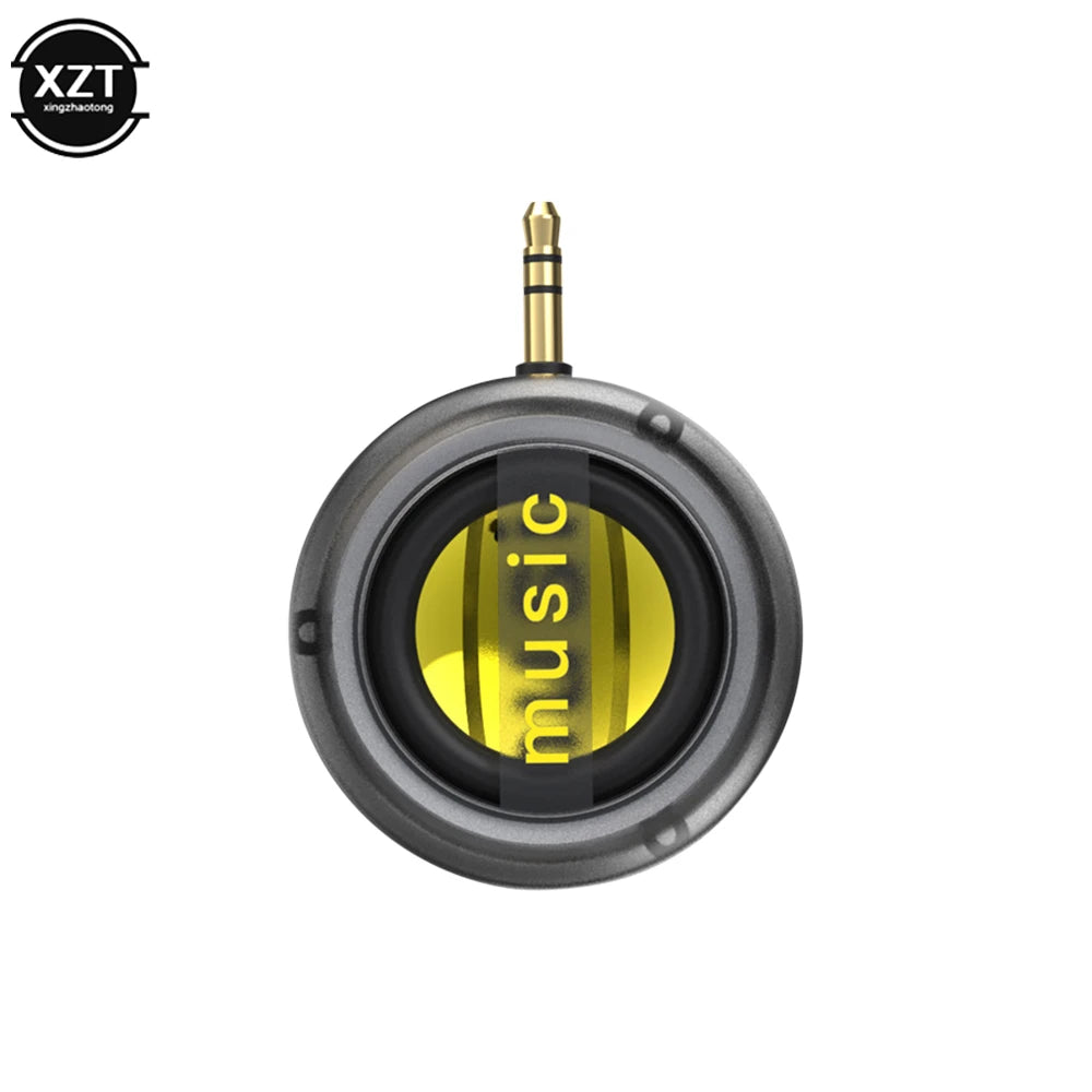 Music Sound Column Speaker Stereo Music Player Portable Mini Charging Small Speaker 3.5mm Inline External Speaker