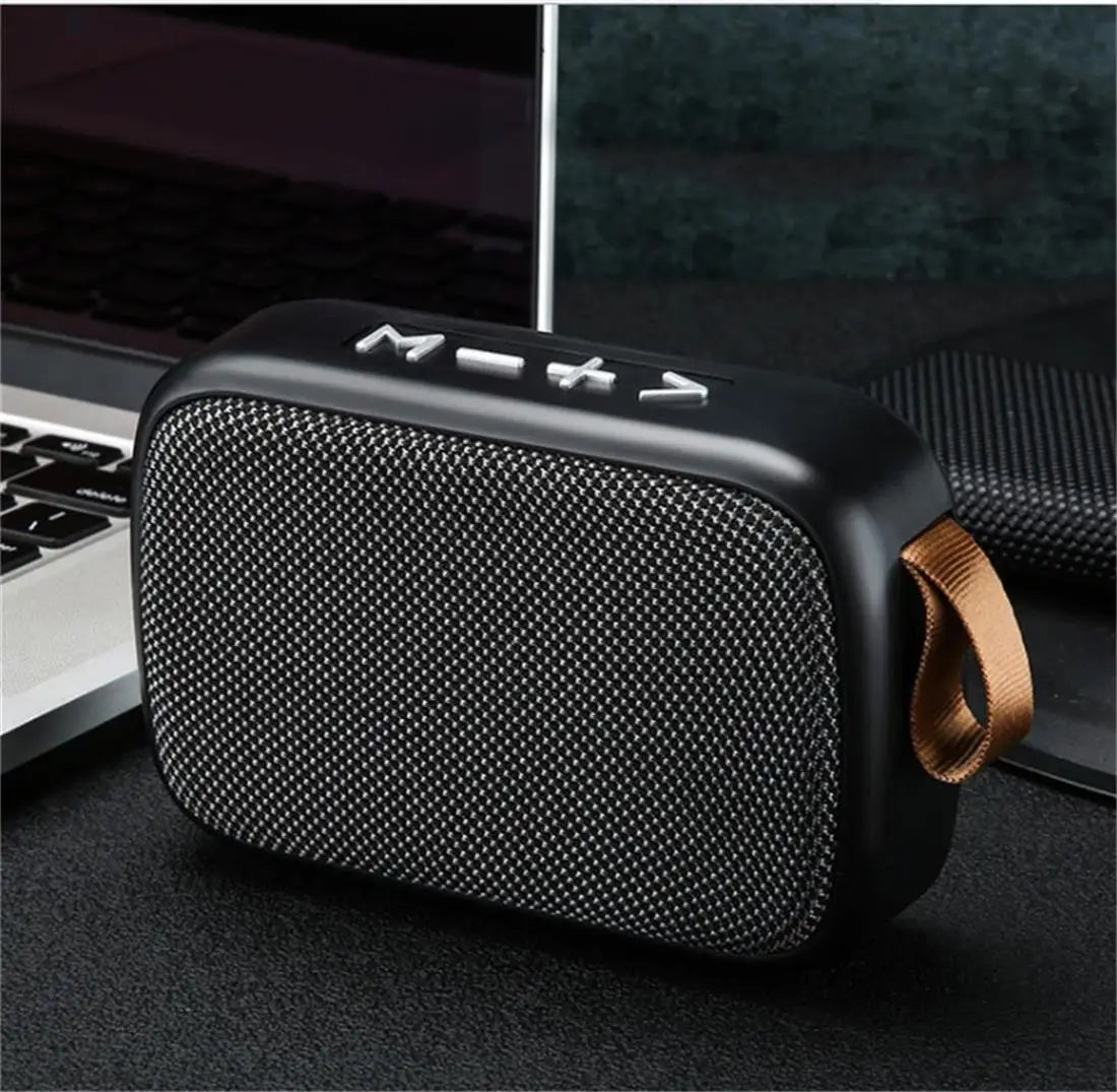 Wireless Mini Bluetooth Speaker with Fabric Design, TF Card Support, 3D Stereo Sound, Designed for Outdoor Use
