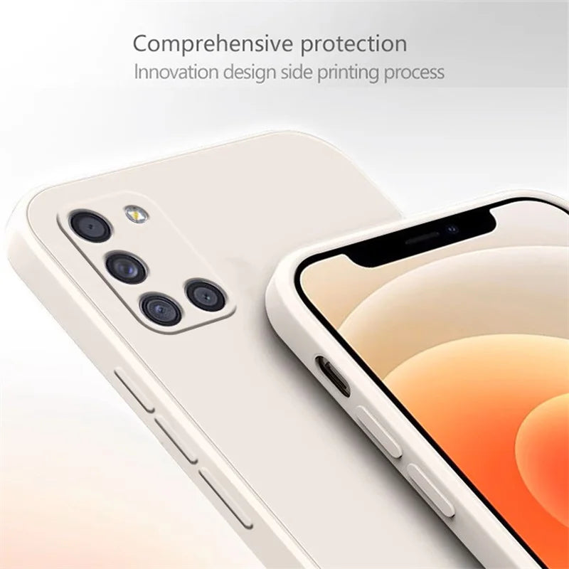 For Samsung A21S Case for Samsung Galaxy A22 A31 A32 A41 Case Silicone TPU Soft Matte Phone Case Back Cover Fundas Coque Bumper
