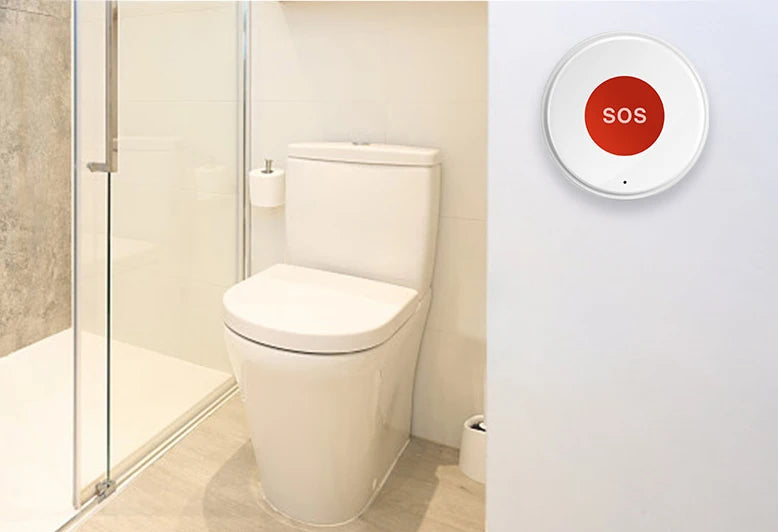 Smart Life APP WiFi SOS Emergency Button Tuya Home Security Elderly Children One Click Call Help Alarm Remote Notification