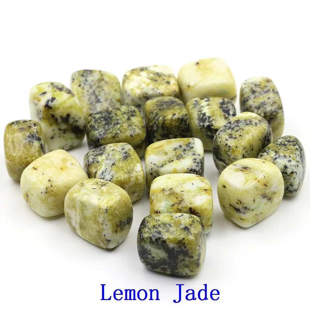 Natural Tumbled Stones Crystals Tumbled Polished Rock Gemstone Specimen Energy Mineral Aquarium Garden Home Decor Bulk Wholesale