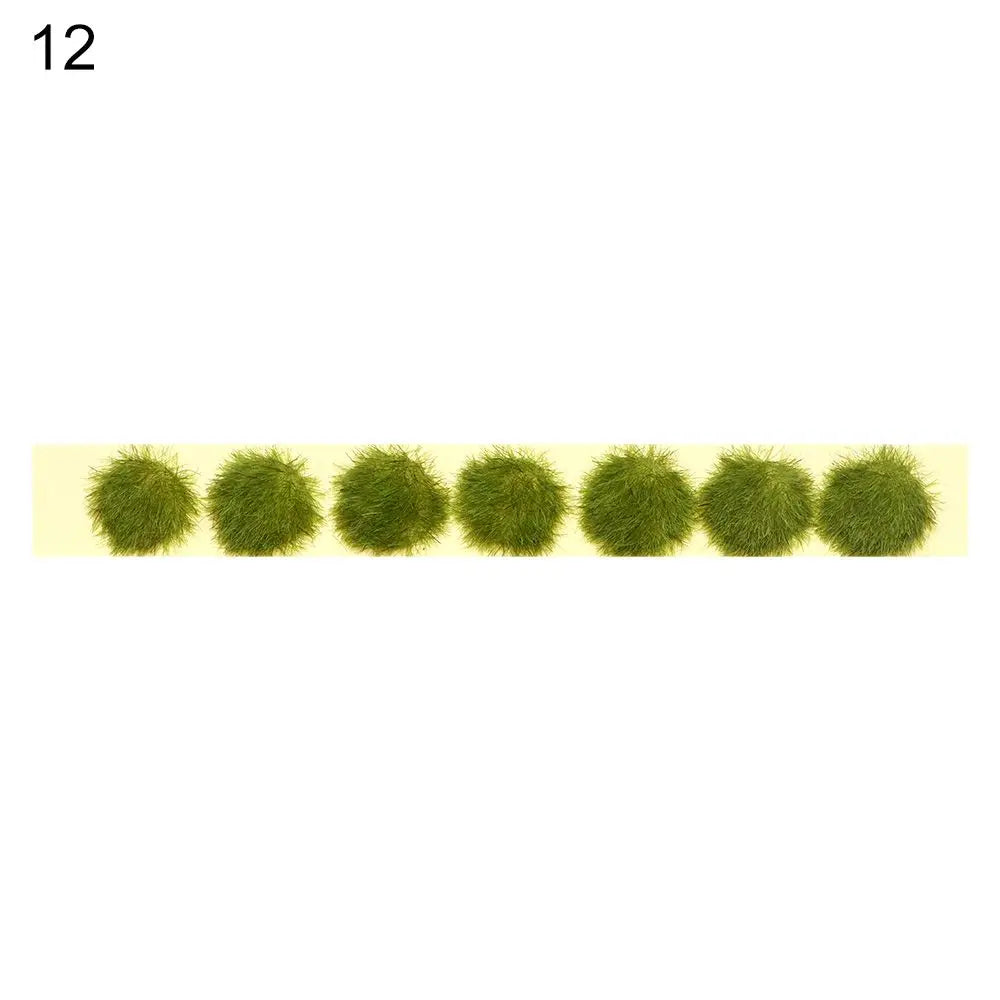 DIY Miniature Garden Decor Durable Static Scenery Model Landscape Wargame Grass Tufts Building Layout Sand Table Flower Cluster