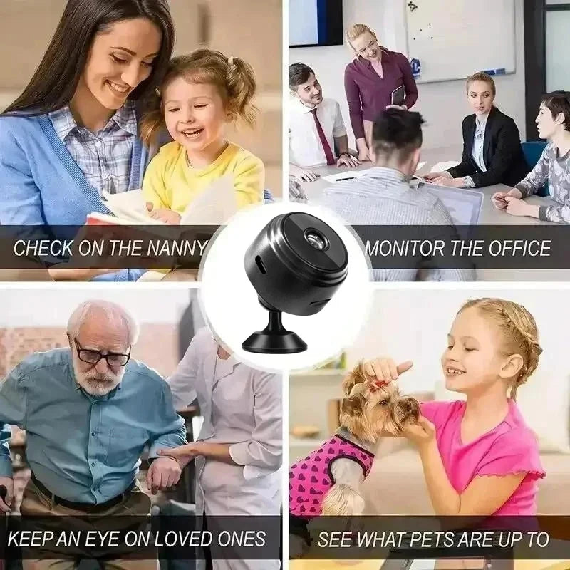 Mini Security Protection Camera Smart WiFi Wireless Video Surveillance 1080P HD Indoor Night Vision Secret Security Hoome Camera