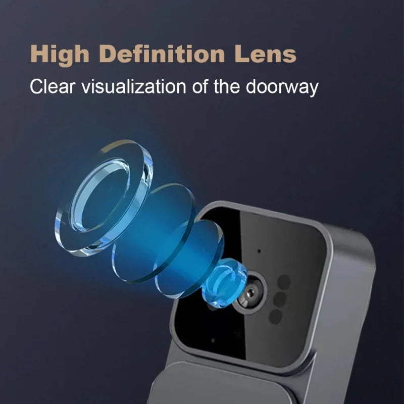 Smart WiFi 2.4G Wireless Doorbells Video Intercom Camera Inteligente Night Vision 4.3inch HD Screen For Security Home Apartment