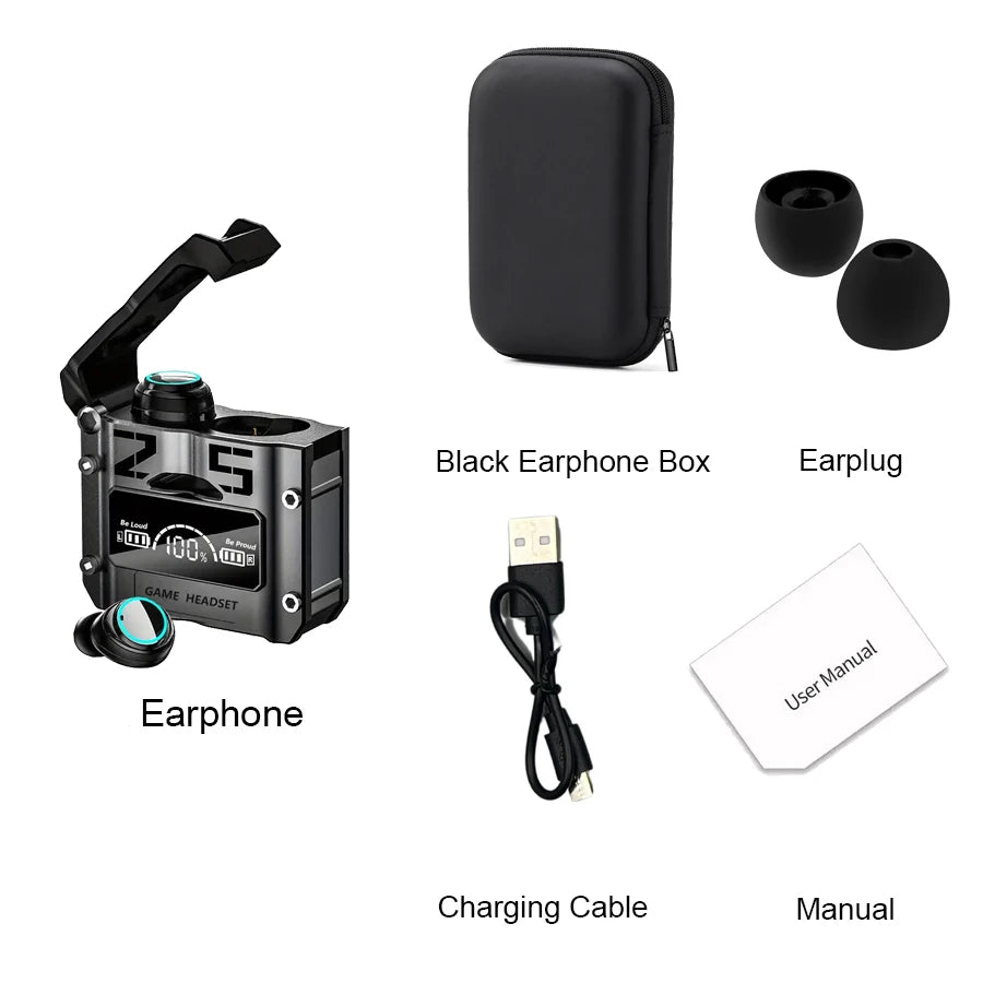 Original M25 TWS Wireless Headphones Earphones Bluetooth Touch Control Noise Reduction Stereo Earbuds Headsets for Xiaomi Iphone