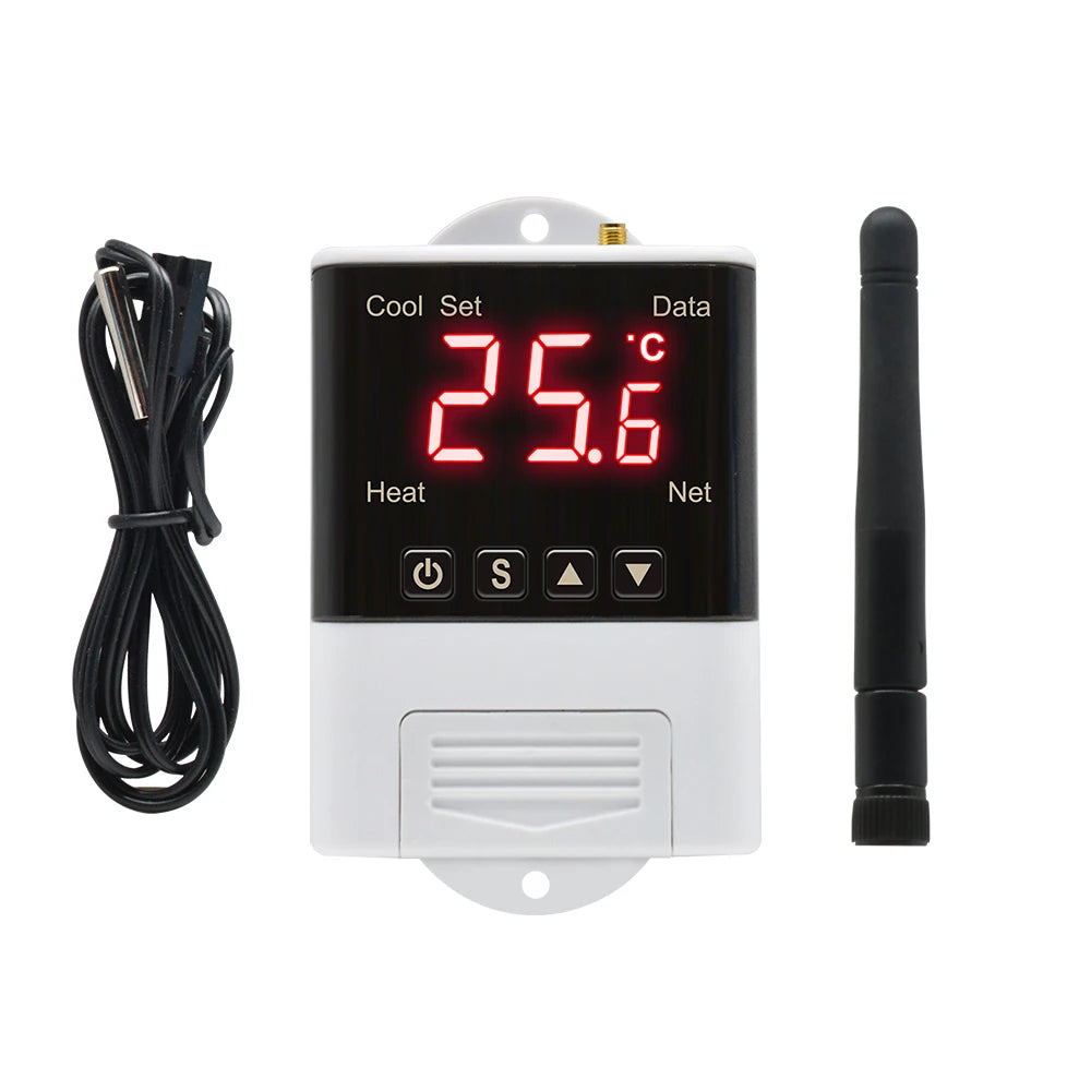 AC110V-220V DTC1201 Wifi Thermostat Humidistat Digital Temperature Humidity Controller Regulator  NTC Thermoregulator