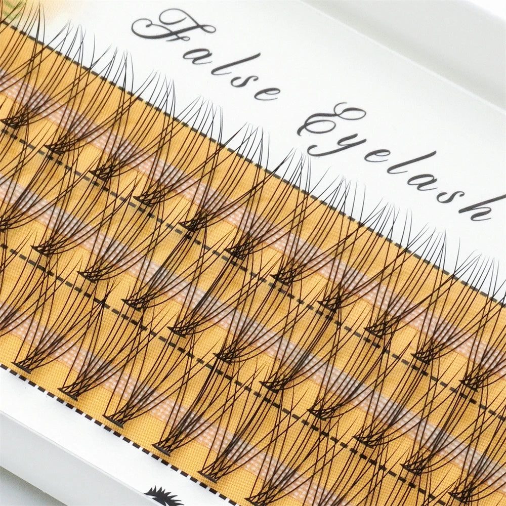 10D Eyelash 60 Clusters Professional Grafting Eyelash 3D Natural False Eyelash Personal Eyelash Extension Natural False Eyelash