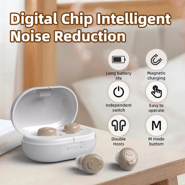 Rechargeable Hearing Aid Multiple noise reduction modes  Sound Amplifier Portable For Elderly People