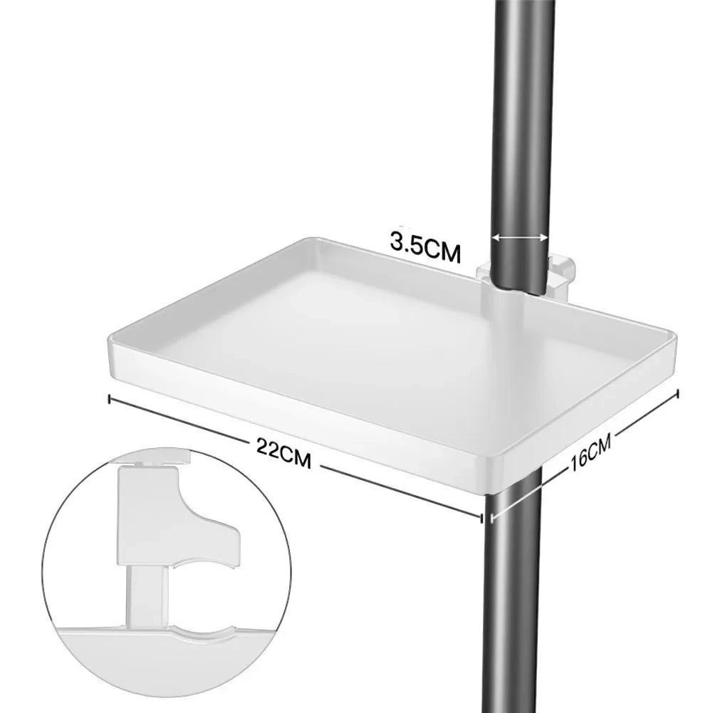 Miwayer Universal Mic Stand Clip Holder | Soundcard Tray + Tripod Bracket for Podcast/Studio Accessories【Live Stream Essential】