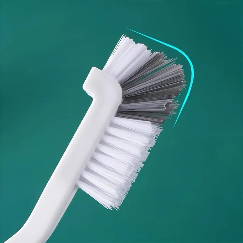 1/5pcs Cleaning Brush Set for Kitchen Appliances - Medium Firmness, Plastic Material, Long Handle, Bathroom Tiles, and Corners