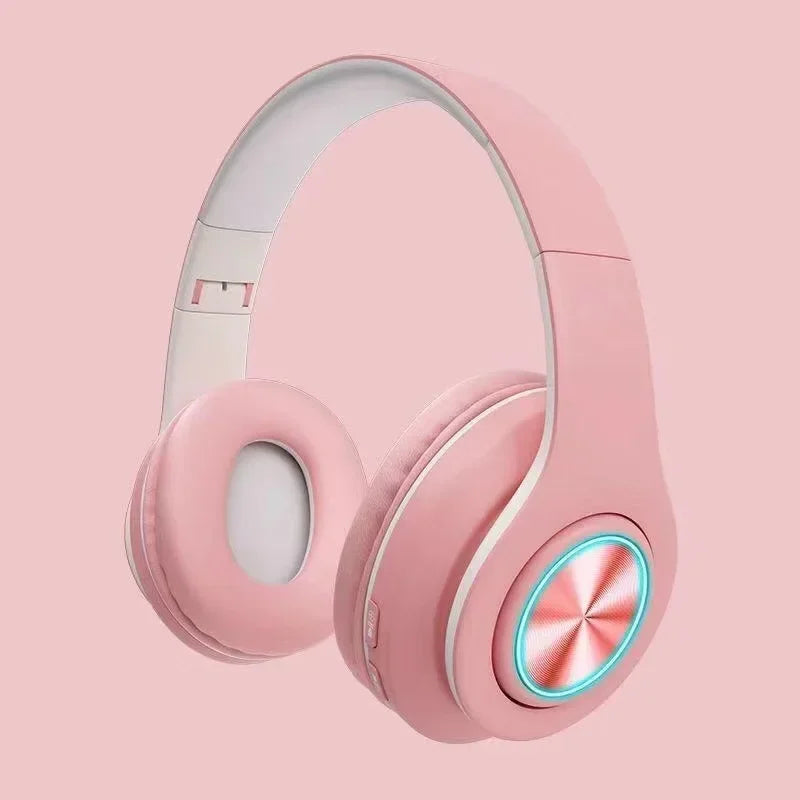 Wireless Headphones Foldable Bluetooth Headsets  With Mic Stereo Earphone Support TF Card FM For Xiaomi Iphone Sumsamg Phone
