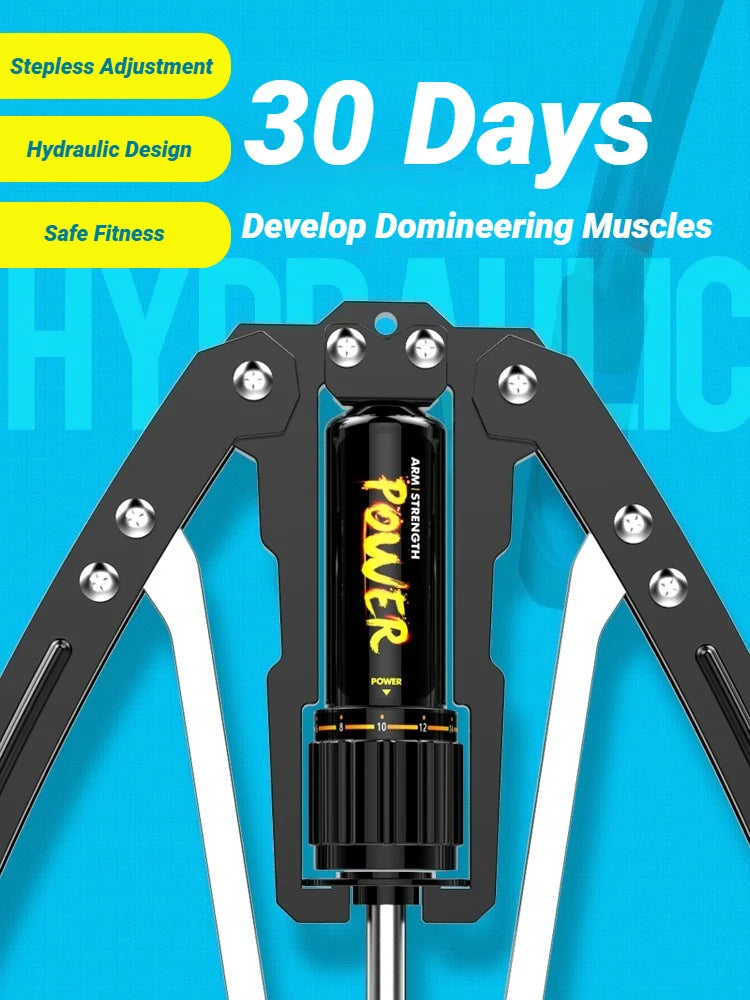 Adjustable 10-200Kg Hydraulic Power, Home Chest Amplifiers, Forearm Exerciser, Expander For Arm, Biceps,Abdomen, Strength