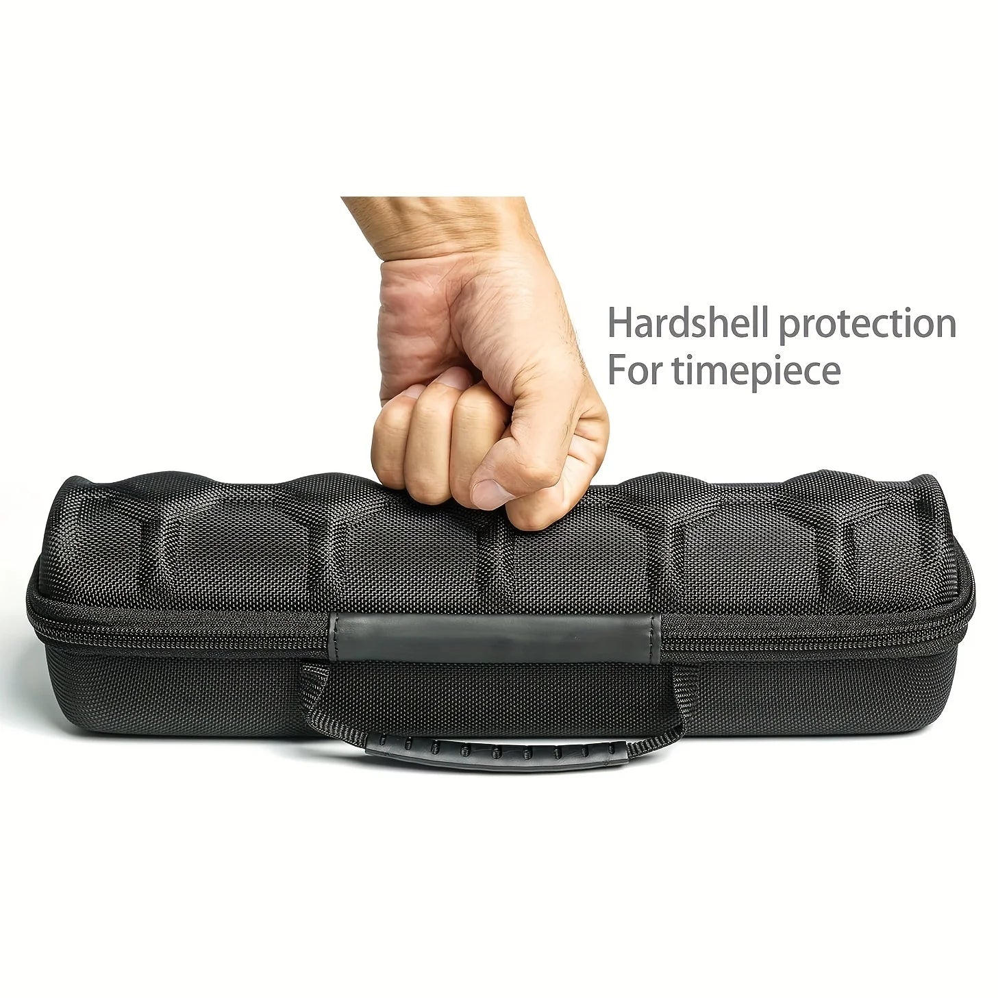Watch Case Portable Zipper Travel , Dust-proof Single Watch Storage Box for Wristwatches And Smart Watches