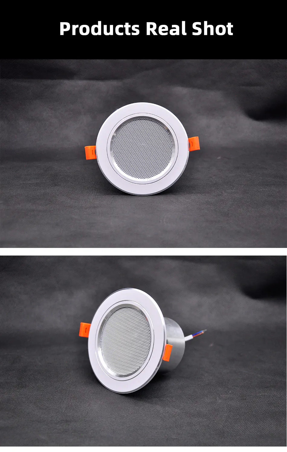 Mini Ceiling Speaker 12W HiFi Stereo Loudspeaker Home Theater Sound System Public Address Background Audio Bathroom Restaurant