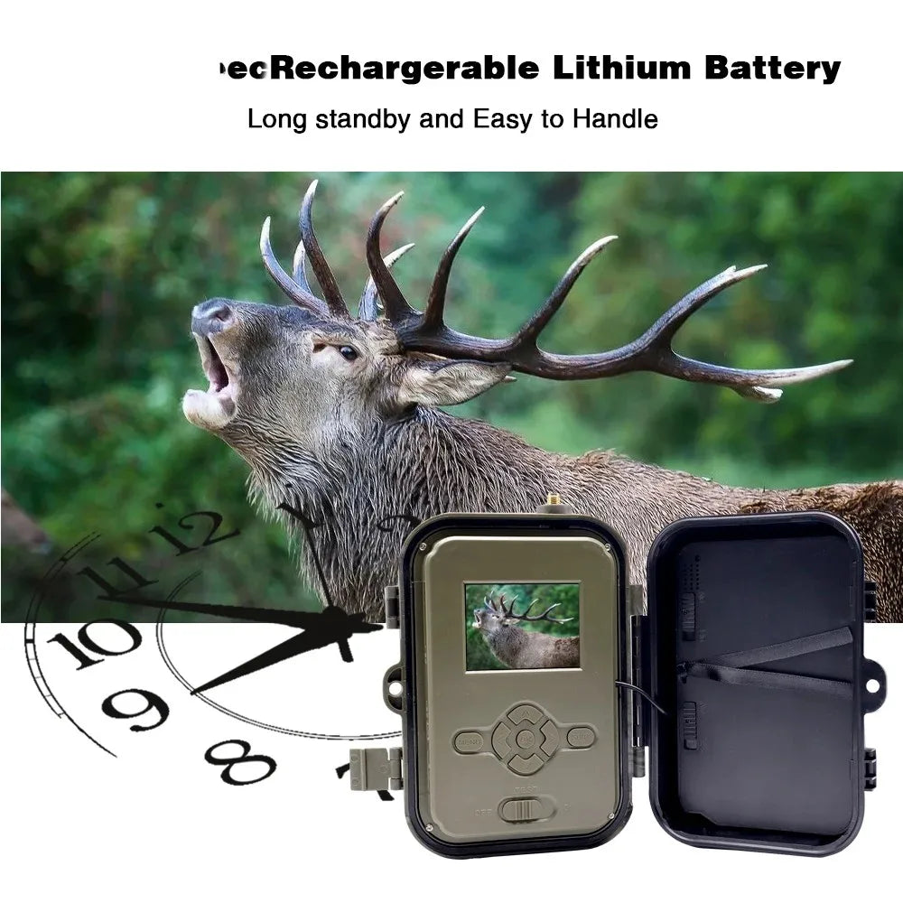 4K Live Stream Trail Camera 4G  30MP APP Clould Service Hunting Cameras 8000Mah Li-Battery Night Vision Photo Traps HC940PROLI