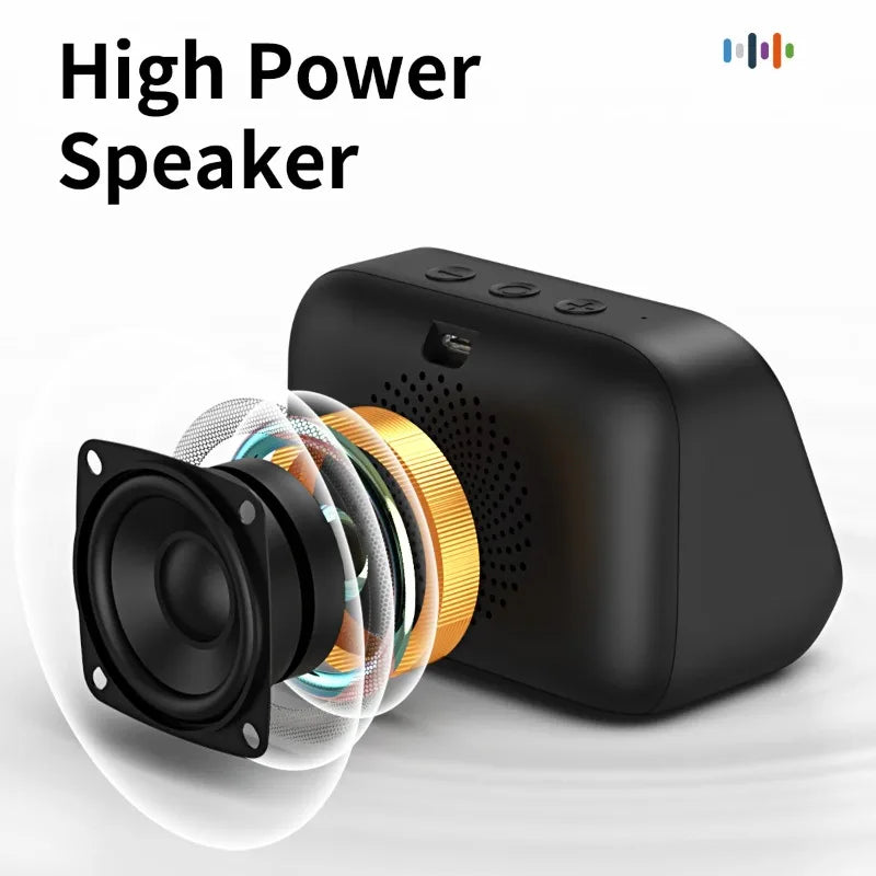 AI Smart Bluetooth 5.4 Speaker Voice assistant HDTouch Screen Display Electronic Album Alarm Clock Hi-fi Stereo outdoor Sound