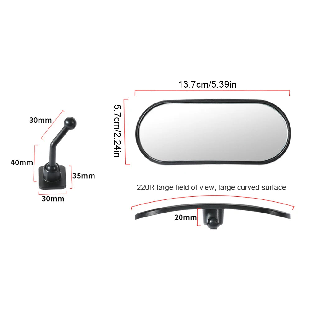 Baby Car Mirror 360° Adjustable Rear View Mirror Automotive Rearview Baby Observation Mirror Car Interior Accessories