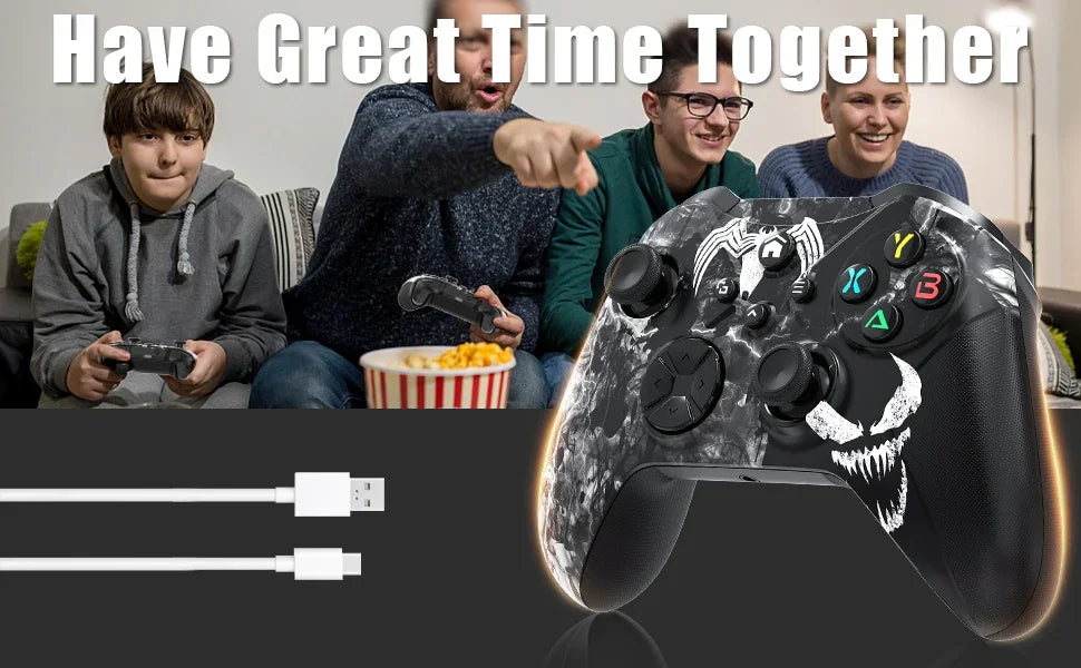 Gaming Gamepad For Xbox One Series X/S Pc With 6-Axis Gyro Sensor Dual Vibration Hall Effect Wireless Game Xbox Controller