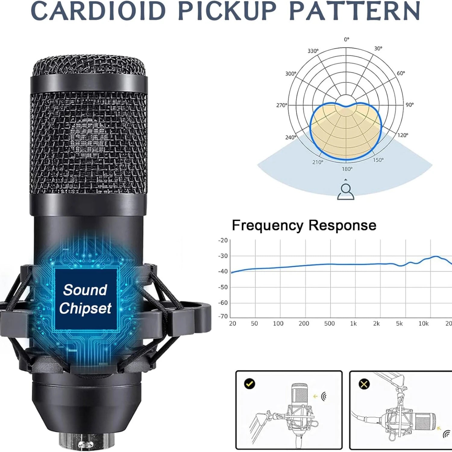 Podcast equipment set with voice changer, podcast mixer, with BM800 microphone, suitable for podcast, recording, live broadcast